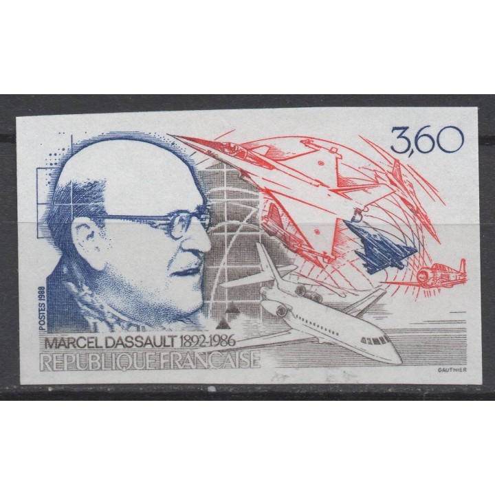 Timbre de collection France - 2502a Non Dentelé