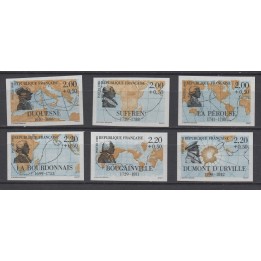 Timbre de collection France - 2517 à 2522 Non Dentelé