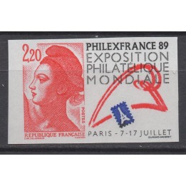 Timbre de collection France - 2524a Non Dentelé