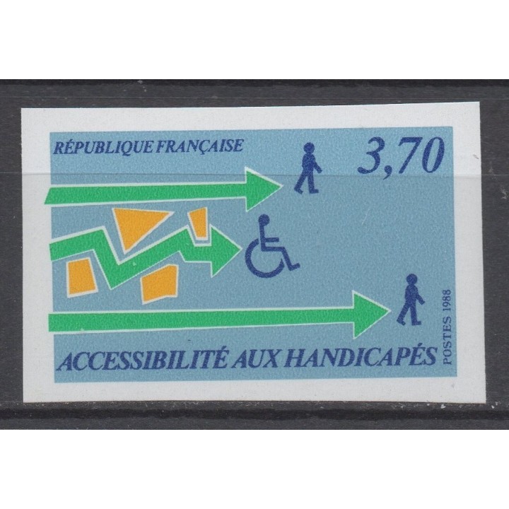 Timbre de collection France - 2536a Non Dentelé