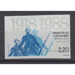 Timbre de collection France - 2549a Non Dentelé