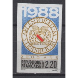 Timbre de collection France - 2552a Non Dentelé