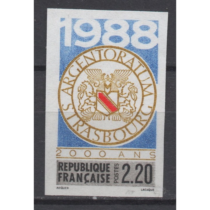 Timbre de collection France - 2552a Non Dentelé