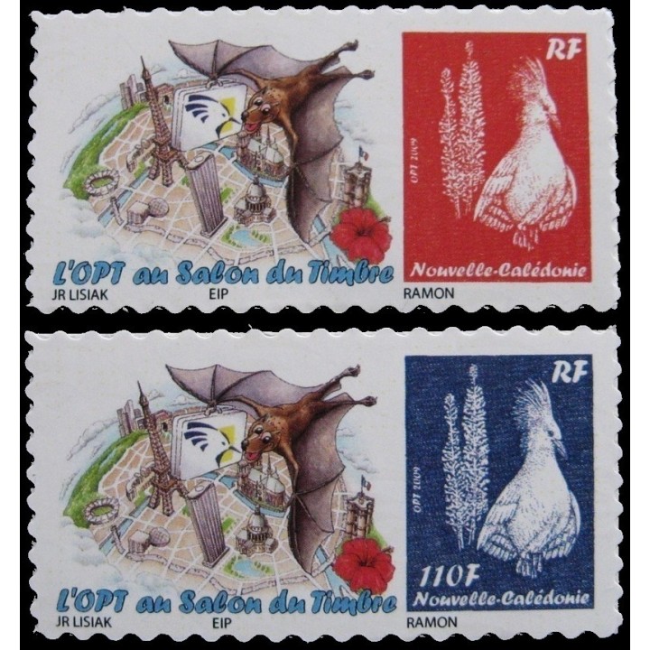 Timbre de collection Nouvelle-Caledonie - 1102 et 1103