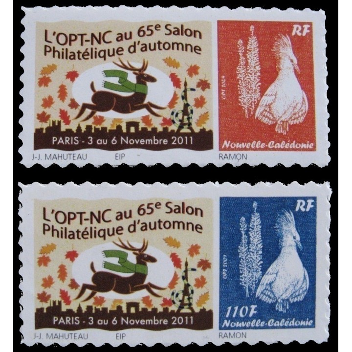 Timbre de collection Nouvelle-Caledonie - 1138 et 1139