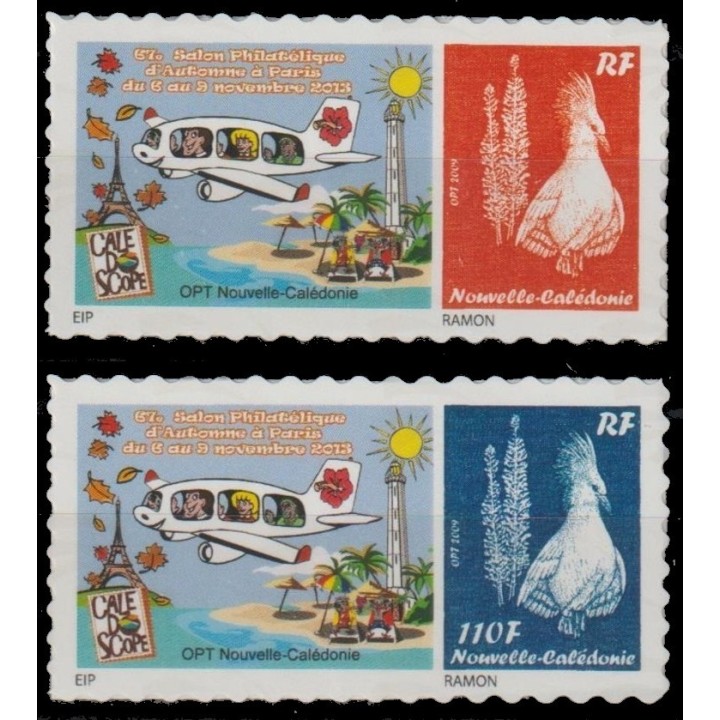 Timbre de collection Nouvelle-Caledonie - 1206 et 1207