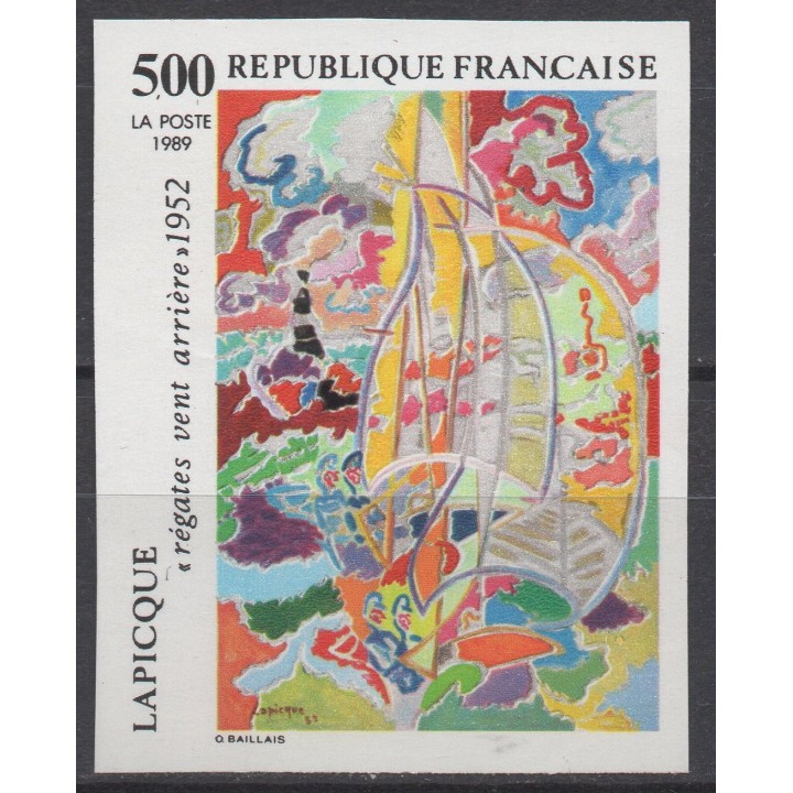 Timbre de collection France - 2606a Non Dentelé