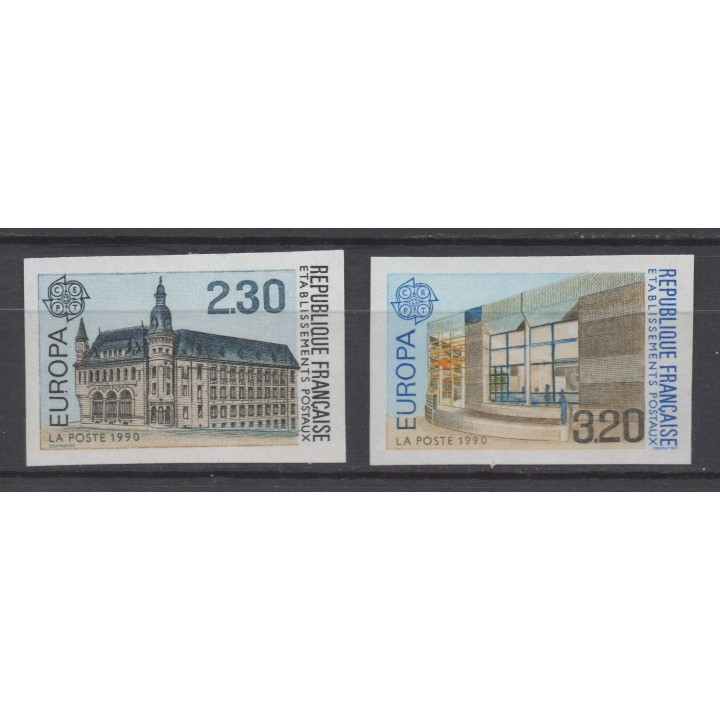 Timbre de collection France - 2642 et 2643 Non Dentelé