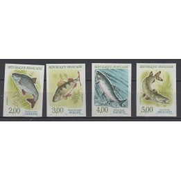 Timbre de collection France - 2663 à 2666 Non Dentelé