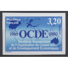 Timbre de collection France - 2673a Non Dentelé