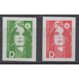 Timbre de collection France - 2711 et 2712 Non Dentelé
