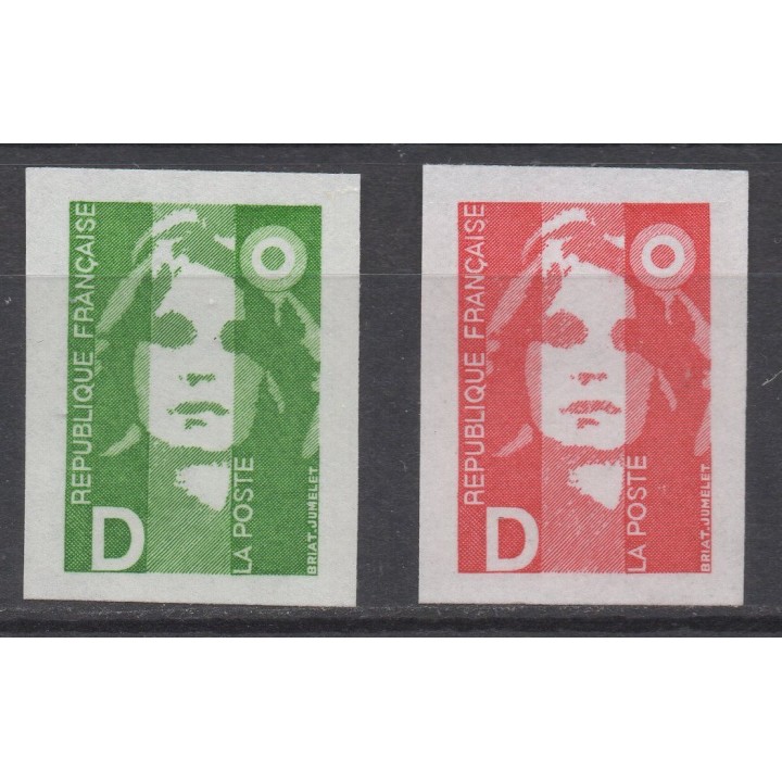 Timbre de collection France - 2711 et 2712 Non Dentelé