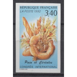 Timbre de collection France - 2757a Non Dentelé