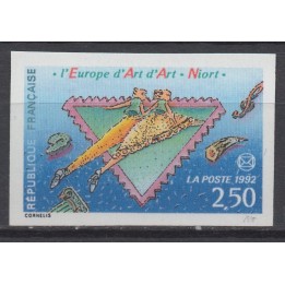 Timbre de collection France - 2758a Non Dentelé