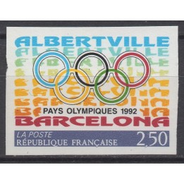 Timbre de collection France - 2760a Non Dentelé