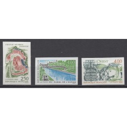 Timbre de collection France - 2763 à 2765 Non Dentelé