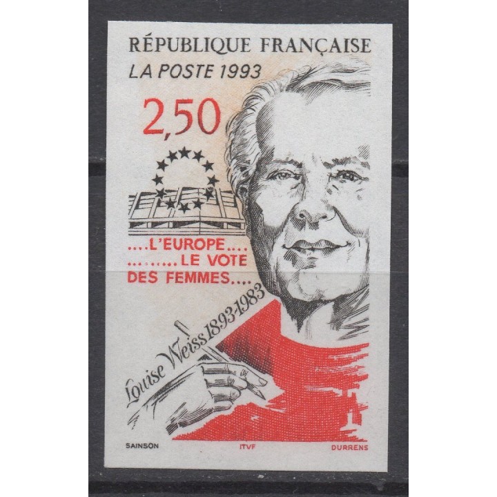 Timbre de collection France - 2809a Non Dentelé