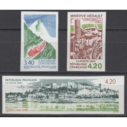 Timbre de collection France - 2816 à 2818 Non Dentelé