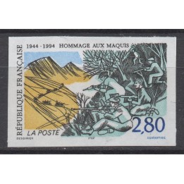 Timbre de collection France - 2876a Non Dentelé