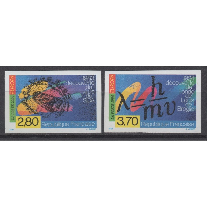 Timbre de collection France - 2878 et 2879 Non Dentelé