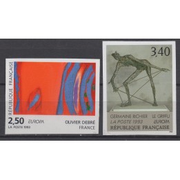 Timbre de collection France - 2797 et 2798 Non Dentelé