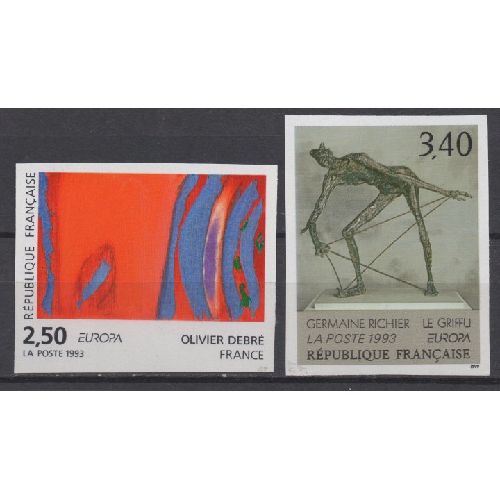 Timbre de collection France - 2797 et 2798 Non Dentelé