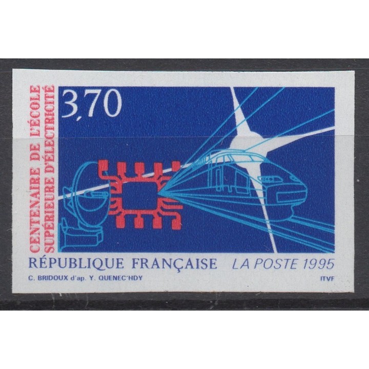 Timbre de collection France - 2937a Non Dentelé