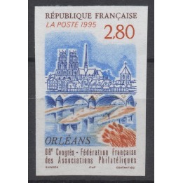 Timbre de collection France - 2953a Non Dentelé
