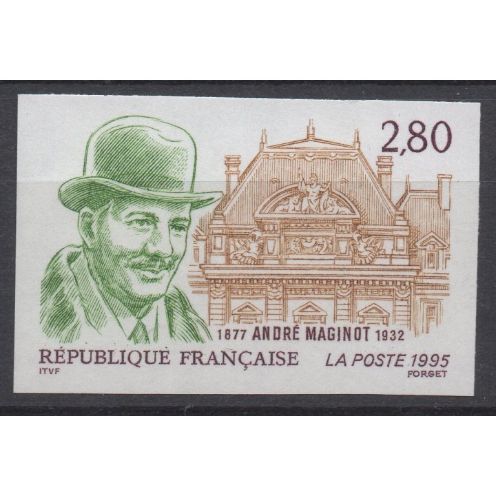 Timbre de collection France - 2966a Non Dentelé