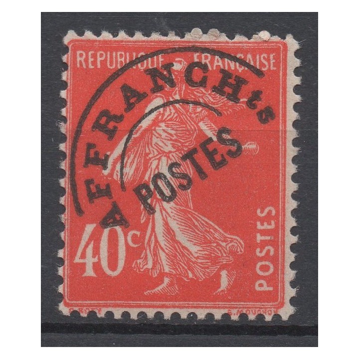 Timbre de collection France - Préoblitéré 064a