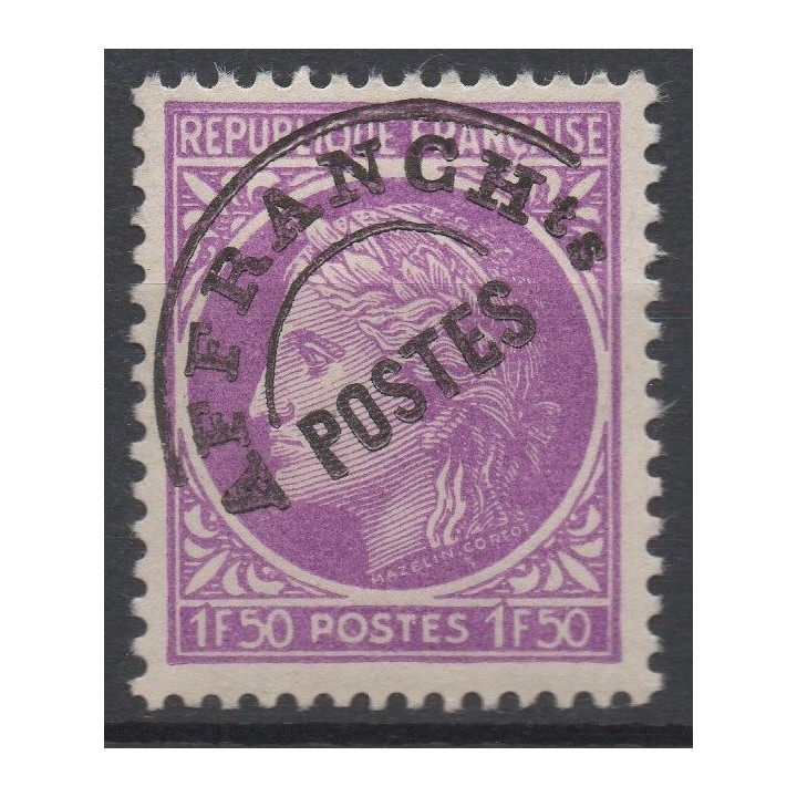 Timbre de collection France - Préoblitéré 091Aa
