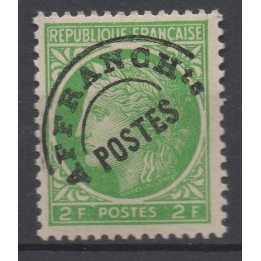 Timbre de collection France - Préoblitéré 092a