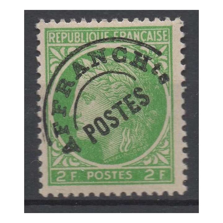 Timbre de collection France - Préoblitéré 092a