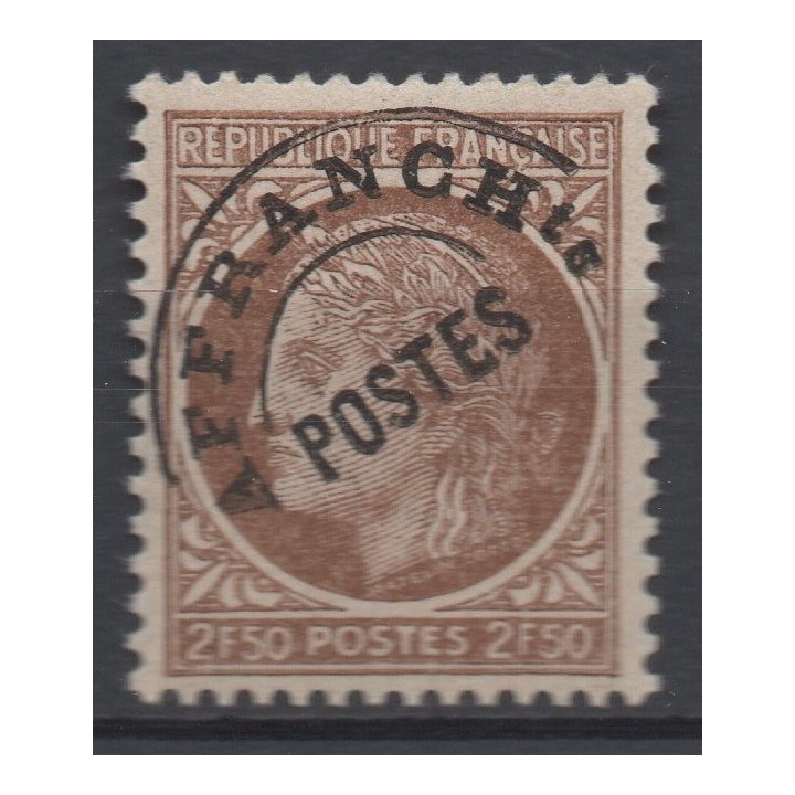 Timbre de collection France - Préoblitéré 093a