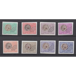 Timbre de collection France - Préoblitéré 138 à 145 Non Dentelé