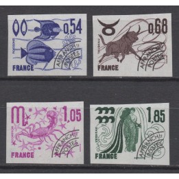 Timbre de collection France - Préoblitéré 146 à 149 Non Dentelé