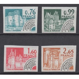 Timbre de collection France - Préoblitéré 166 à 169 Non Dentelé