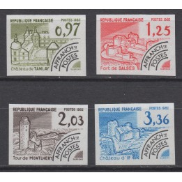 Timbre de collection France - Préoblitéré 174 à 177 Non Dentelé