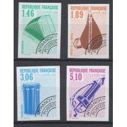 Timbre de collection France - Préoblitéré 206 à 209 Non Dentelé