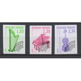 Timbre de collection France - Préoblitéré 210 à 212 Non Dentelé