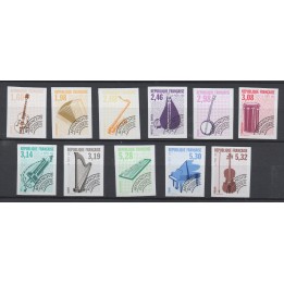 Timbre de collection France - Préoblitéré 213A à 223 Non Dentelé