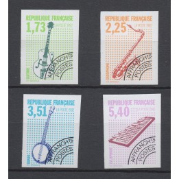 Timbre de collection France - Préoblitéré 224 à 227 Non Dentelé