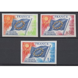 Timbre de collection France - Service 046 à 048 Non Dentelé