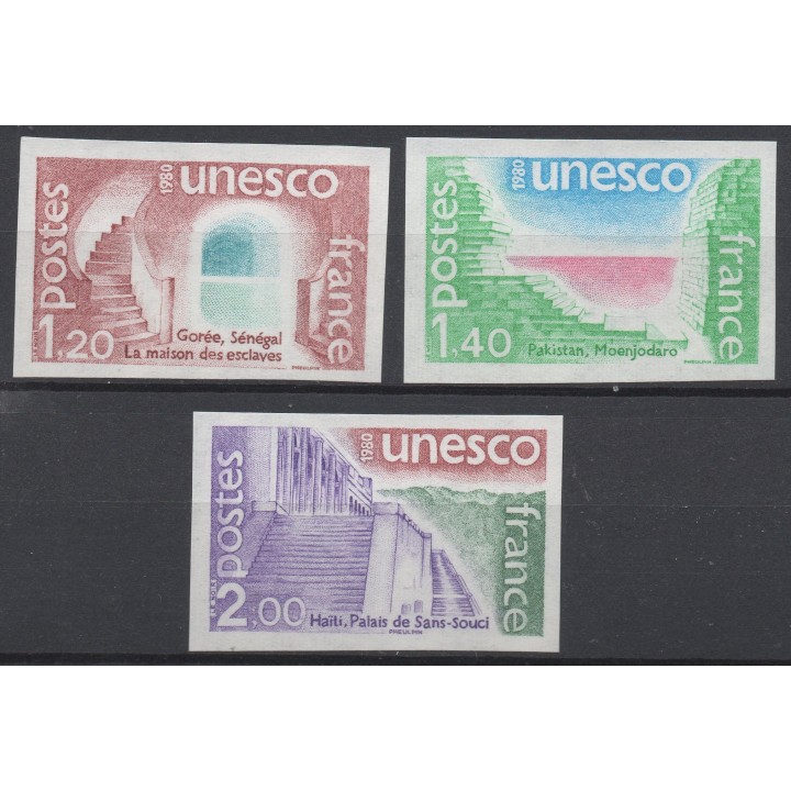 Timbre de collection France - Service 060 à 062 Non Dentelé