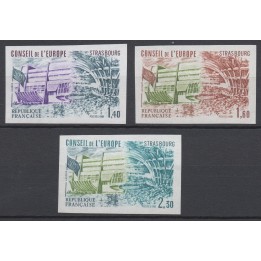 Timbre de collection France - Service 065 à 067 Non Dentelé