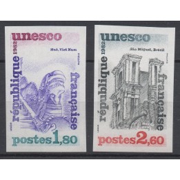 Timbre de collection France - Service 071 et 072 Non Dentelé