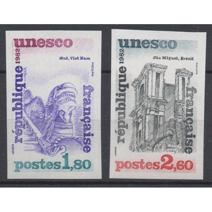 Timbre de collection France - Service 071 et 072 Non Dentelé