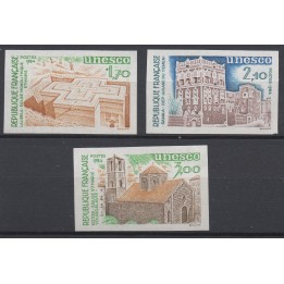 Timbre de collection France - Service 079 à 081 Non Dentelé