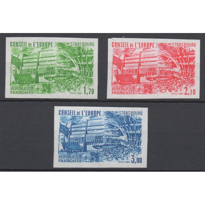 Timbre de collection France - Service 082 à 084 Non Dentelé