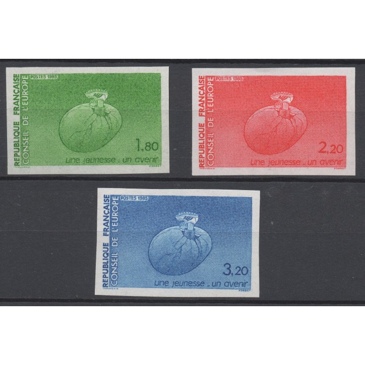 Timbre de collection France - Service 085 à 087 Non Dentelé